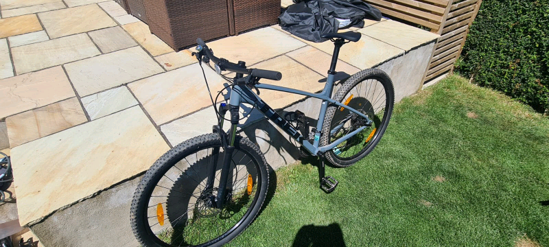 Extra Large Mountain Bike Grey Black 